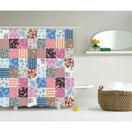 Nature Patchwork Shower Curtain NCU0LDH430