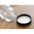 thumbnail image 3 of Clear Plastic Spice Bottle with Black Ribbed Lid - 6 oz / 180 ml, 3 of 4