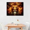 thumbnail image 2 of Awypu Lion Head Portrait Wall Art Painting Pictures Print On Canvas Animal The Picture for Home Modern Decoration, 2 of 6