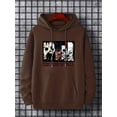 thumbnail image 3 of Sudadera Con Capucha Con Estampado De Película De Terror De Halloween Con Bolsillo De Canguro Para Hombres Para Primavera Y Otoño, Como Regalo, 3 of 4