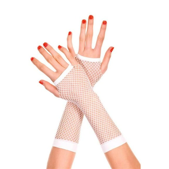Thick Fishnet Arm Warmers