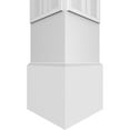 thumbnail image 5 of Ekena Millwork 10"W x 10'H Craftsman Classic Square Non-Tapered Hastings Fretwork Column w/ Standard Capital & Standard Base, 5 of 8