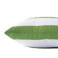 thumbnail image 3 of Coussin carré d'extérieur 18in - bande aqua (paquet de 2), 3 of 4