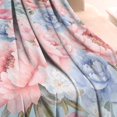 thumbnail image 3 of Pioneer Flower Blanket,Comfortable Soft Flannel Throw Blanket,All Season,Warm Lightweight Blankets for Sofa Bed Couch Living Room Chair,60"x80"(150x200cm), 3 of 4