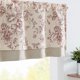 thumbnail image 1 of Cortina de lino floral jinchan 127x46 cm con doble capa y bolsillo para barra, 1 of 9