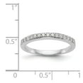 thumbnail image 7 of 14K White Gold Ring Band Wedding Diamond Round , Size 9, 7 of 7