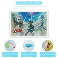 thumbnail image 3 of The Legend of Zelda Diamond Art Kits for Adults Diamond Art Gem Art Painting Full Drill Round Art Gem Painting Kit for Home Wall Decor 8"x12", 3 of 6
