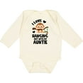 thumbnail image 3 of Inktastic Monkey I Love Hanging out with My Auntie Boys or Girls Long Sleeve Baby Bodysuit, 3 of 5
