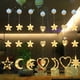 thumbnail image 4 of Lámpara de ventosa navideña con forma de estrella y luna LED, adornos navideños para el hogar, bodas, fiestas, adornos colgantes para ventanas, regalos de Navidad y Año Nuevo, 4 of 5