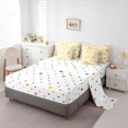 thumbnail image 5 of Manfei Kawaii Duck Twin Bedding Sets 7-Piece for Kids Girls Boys,Cute Animal Bowknot Bedding Comforter Set,Luxury Bedroom Decor, 5 of 7
