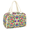 Black, variant on Jiaoprinted Mexican Floral Travel Toiletry Bag for Women, Large Wide-open Makeup Bag, Colorful Flowers Bird Waterproof Cosmetic Bag Organizer with Handle
