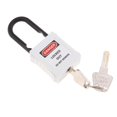 thumbnail image 1 of Candado de seguridad kusrkot con grillete de 25 mm con llave diferente White_2, 1 of 8