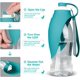 thumbnail image 4 of Botella de agua para perros, dispensador de agua portátil a prueba de fugas para mascotas con vaso para caminar al aire libre, senderismo, viajes, botella de agua de 20 oz para perros y gatos pequeño JAMW Sencillez, 4 of 5