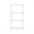 thumbnail image 4 of Furinno Turn-N-Tube 4-Tier Multipurpose Shelf Display Rack, White/White, 4 of 6