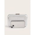 thumbnail image 6 of Women's Rhinestone Evening Clutch Purse Luxury Crystal Minaudiere Handbag Wedding Party Prom Bag with Chain Strap, 6 of 8