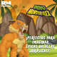 thumbnail image 4 of Dino Monster Flex Juguetes Flexibles Dinosaurios Elásticos naranja Pequeño, 4 of 7