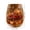 B, variant on Autumn Harvest Glass Cup, Fall Thanksgiving Themed Drinking Glass | Stemless Wine Glass, Festive Table Decor Drinkware, Ideal Holiday Housewarming Gift for Home Party Entertainment