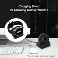 thumbnail image 1 of Titular De Muelle Soporte de estación de carga de silicona para Galaxy Watch 3 Active 1 2 (negro), 1 of 7