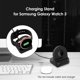 thumbnail image 1 of Titular De Muelle Soporte de estación de carga de silicona para Galaxy Watch 3 Active 1 2 (negro), 1 of 7
