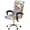 color14, variant on Office Chair Cover Stretchable Printed Computer Chair Cover with Back Spandex Armrest Office Desk Chair Protector with Zipper Washable Durable