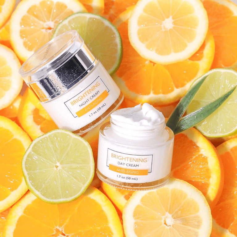 SOIGNE night cream SG-736 92g 2個セット SpaScriptions Clinicals Brightening | Day & Night Cream Set with