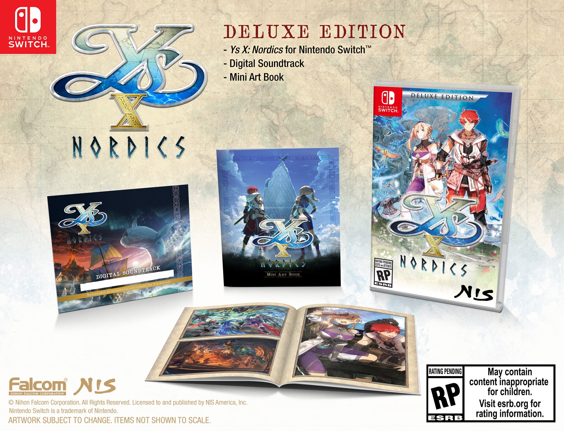 Ys X: Nordics - Deluxe Edition for Nintendo Switch - Walmart.com