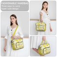 thumbnail image 6 of Insulated Lunch Bag Women, Leakproof Large Lunch Box, Reusable Lunch Cooler Bag with Adjustable Strap, Lunch Tote Bag for Work Women,Lemon with Lemon Slice Pattern Lunch Tote Bags Gifts for Woman, Mom, 6 of 6