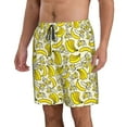 thumbnail image 2 of Logiee Banana Print Mens Swim Trunks Quick Dry Board Shorts,Breathable Hawaii Beach Shorts Swimwear Bathing Suits-XX-Large, 2 of 6