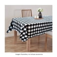 thumbnail image 4 of Mantel de Mesa Mainstays Mantel Rectangular de vinil afelpado  diseño Cuadro negro 1.40 mt x 1.70 mt, 4 of 4