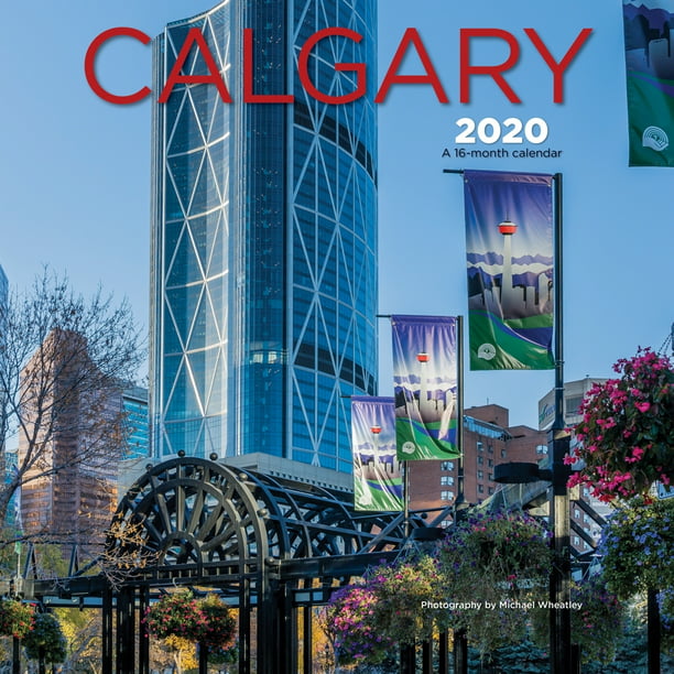 Calgary 2020 12 x 12 Inch Monthly Square Wall Calendar, Canadian