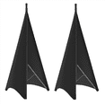 thumbnail image 3 of Universal Dj Light Speaker Stand Tripod Scrim Cover with Stretchable Polyester Material, 6 Pcs, 3 of 8