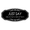 Black, variant on Signs ByLITA Victorian Just Say Turn On The TV / Turn Off The TV Airbnb Sign (Navy Blue / White) - Small