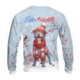 thumbnail image 2 of Hello Winter Pitbull Smiling in Red Scarf Hat Welcome Christmas All Over Print 3D Sweatshirt Unisex Merch Terrier Dog Lover - 00017, 2 of 6