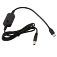 thumbnail image 5 of USB C to 5.5x2.1mm 5V 9V 12V 12V 20V 3A Adjustable Voltages Cable with LED Voltmeter for Routers Camera LCD Monitors, 5 of 8