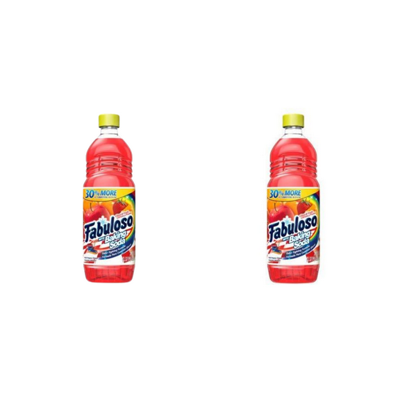 2 pack  bottles Fabuloso Citrus & Fruits with Baking Soda Multi Purpose Cleaner (28oz x2 )