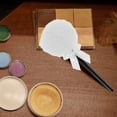 thumbnail image 3 of Miangastore 3pcs Lollipop Makeup Puff With Handle Soft Long Hair Bowknot Powder Puff For Face Body Applying Loose Powder Pressed Powder Body Powder, 3 of 8
