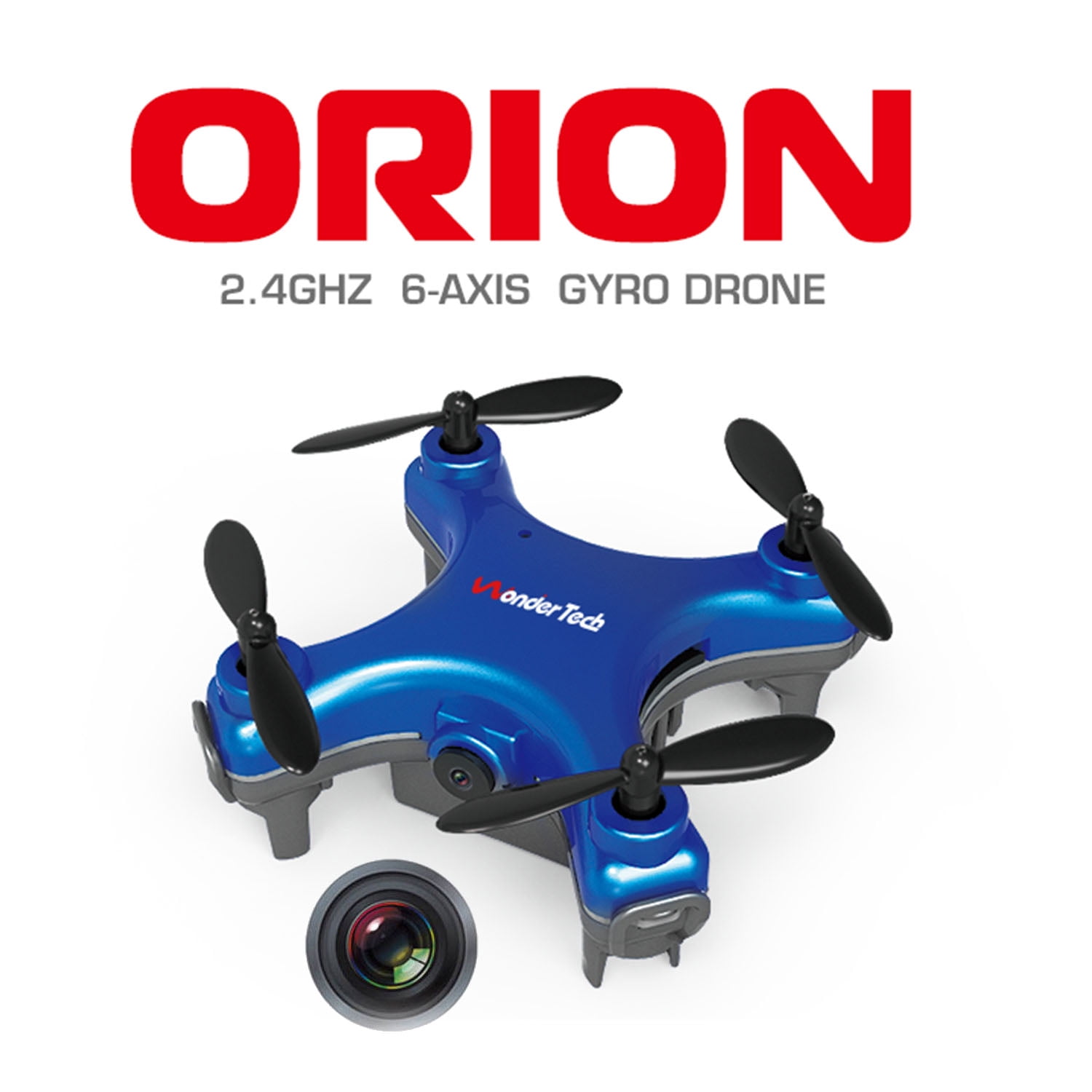 WonderTech Drone With HD Camera 2.Ghz 8Axis Gyro Blue