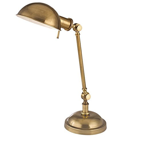 Hudson Valley Girard 1 Light Table Lamp, Brass Table Lamp Vintage