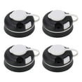 thumbnail image 4 of Inflatable Boat Track Mounting Base, 4Pcs Wear Proof PVC Plastic Black Kayak Track Mount Base  for Replacement, 4 of 8