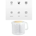 thumbnail image 3 of 2.5L Baking Measuring Cup Scale Mixing Bowl with Lid Transparent Plastic Mixing Cup for Home Kitchen, 3 of 19