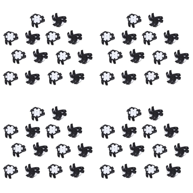 56 Uds. Pasadores de Clavos para Zapatos de Golf, Antideslizante, Tornillo de RáPido, Accesorios de Clavos, Suministros de Golf, Negro +