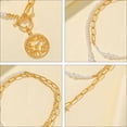 thumbnail image 2 of Miangastore Collier Alliage ABS Perle 1 Ensemble 31.5x0.4x0.4 Po, 2 of 9