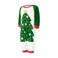 thumbnail image 3 of Family Matching Christmas Pyjamas Set Green Pattern Printed Clothes Set, Matching Sets Christmas PJs for Family Pajamas, 3 of 10