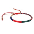 thumbnail image 2 of MasteelfCA 1Pc Handmade Four-color Bracelet Creative Red String Bracelet Lady Wrist Chain Woman Anklet (Colorful), 2 of 8