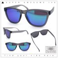 thumbnail image 2 of SA106 Polarized Sport Sunglasses for Men UV400 Lightweight Matte Plastic Slate Frame - Green Mirror, 2 of 6