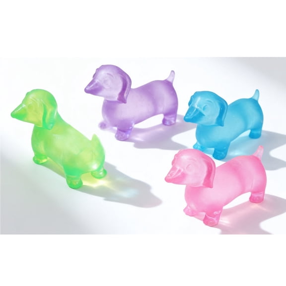 Squishies Stretchy Dachshund Toy, Cute Dog Squishy Stress Relief Fidget Toy, Soft TPR Puppy Squishies for Kids Adults Anxiety Relief Sensory Toy Gift