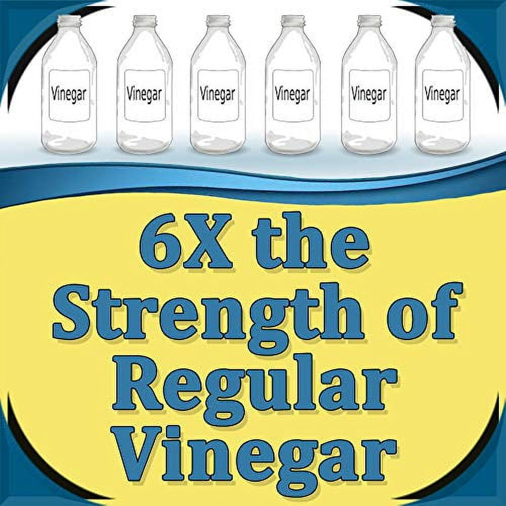 Natural Armor 30% Concentrated Industrial Strength Vinegar for Home & Garden & Literally Hundreds of Other Uses. 6X Stronger Than Regular Vinegar (CASE OF (4) 128 OZ GALLONS)
