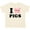 Natural, variant on Inktastic I Love Pigs Boys or Girls Toddler T-Shirt