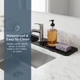 thumbnail image 4 of Unique Bargains Faucet Mat for Kitchen Sink Splash Guard Sink Area Mat Black, 4 of 7