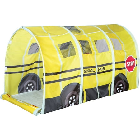 Pacific Play Tents School Bus Kids Play D Tunnel 6 Ft